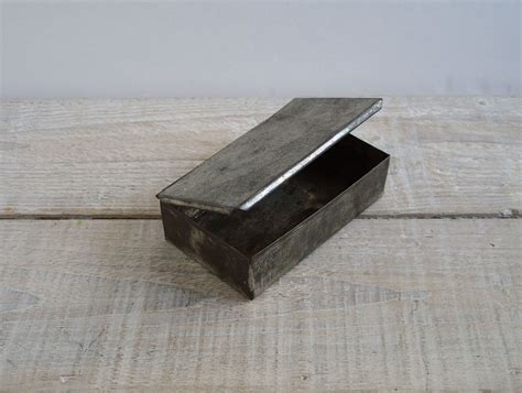 small rustic metal box|Rustic Metal Box .